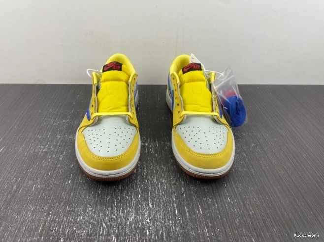 Kick Theory OG Low Scott Canary Travis x DZ4137-700 Jordan Air 1 0820